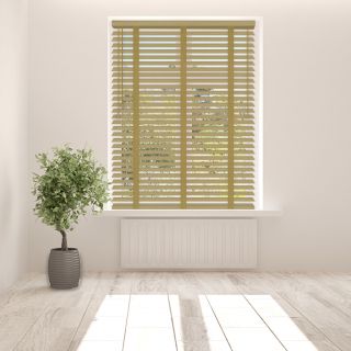 Natural Wooden Blind with Tapes