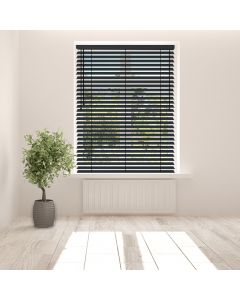 Charcoal Wooden Blind